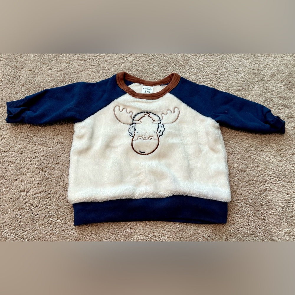 3 month Carters sweater